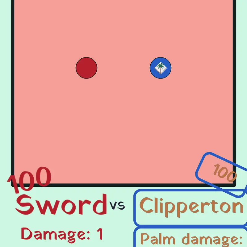 SWORD VS CLIPPERTON! Who will win? by @Indomalay_idn