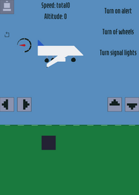 Aeroplane simulator