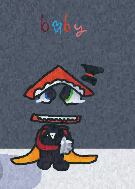 Crybaby 💔🥲ft. Caine from TADC by @pengs_stuff