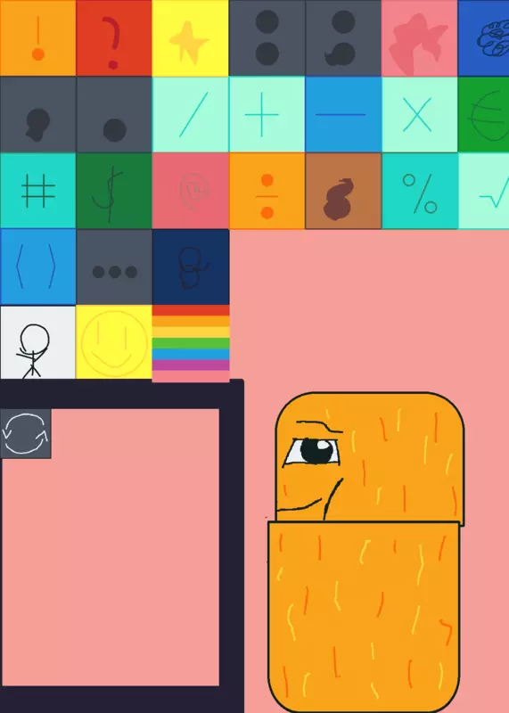 Chicken nugget eats symbols by @badpiggiehateslife