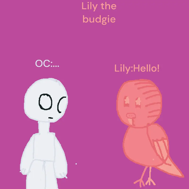 Q&A with Lily the budgie by @KottonKandiChan12