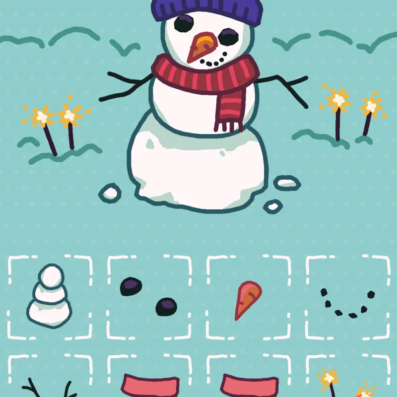 Snowman by @LightYellow_Haha