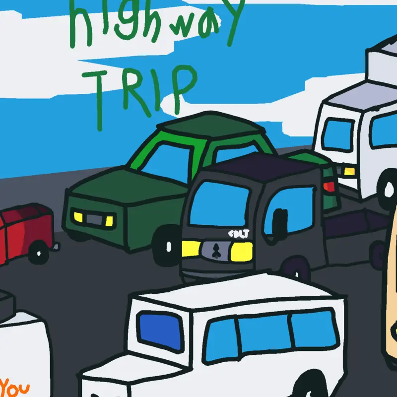 Highway trip by @rosalinabaywan