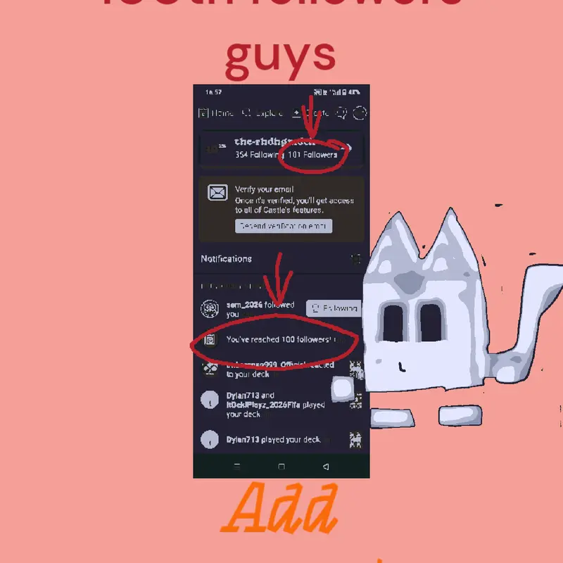 100th followers by @the-rhdhgmdch