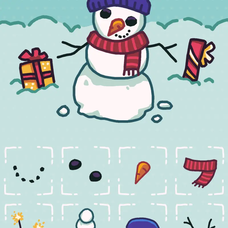 Help the snowman get ready by @GraceIbarra