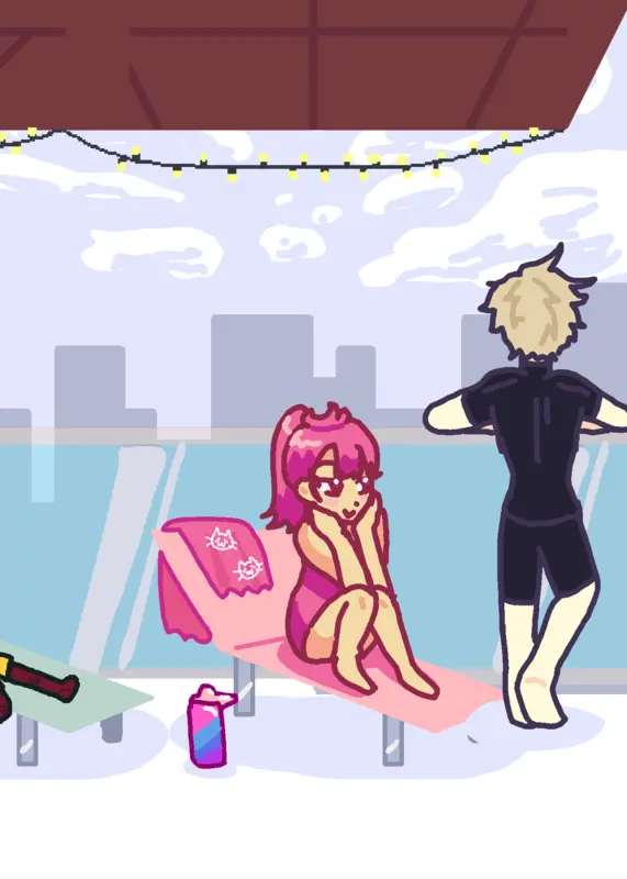 Party in the pool by @C0SM1C_B44R3N_1N_DW