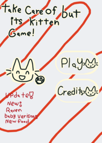 Take care of but it's kitten game!