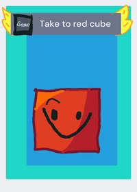 Take to red-cube