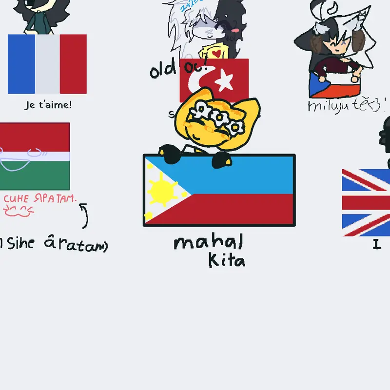 Language Remix party by @_mochamochi_