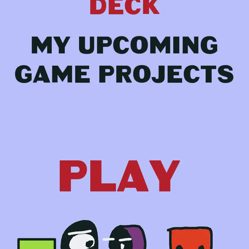 My planned decks by @luckki_Studio_GAmes