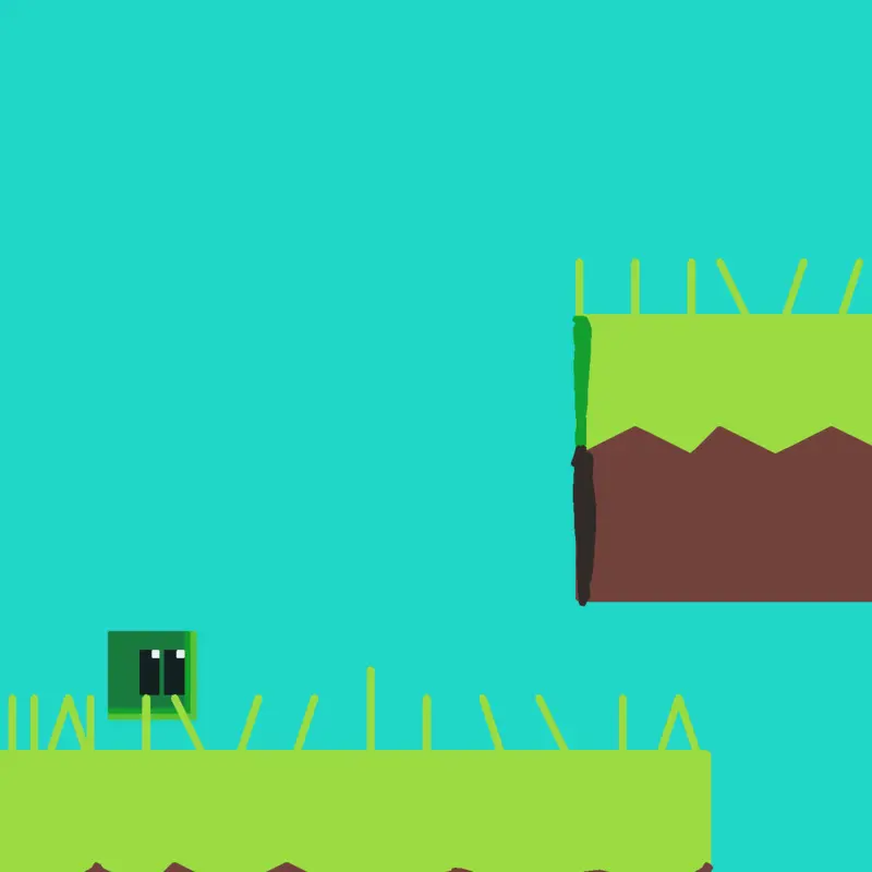Green cube the game 2 by @kaalaw