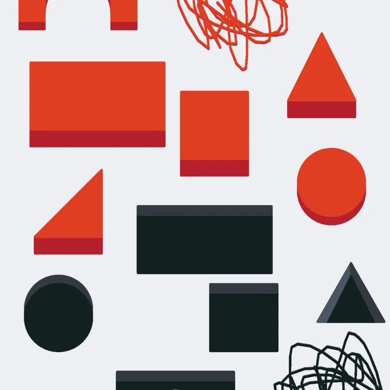 Shapes by @JustABrick