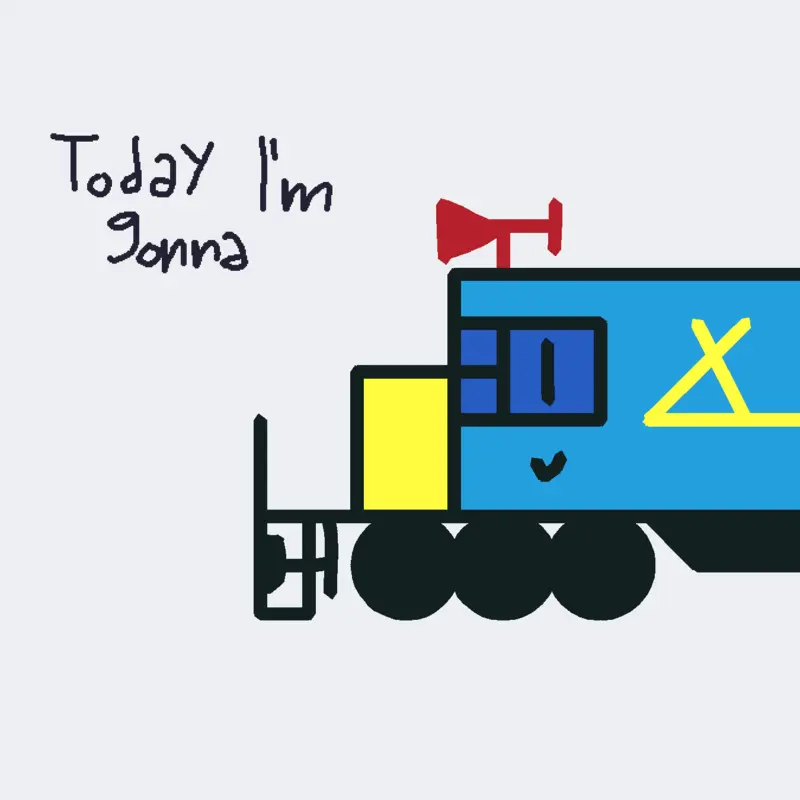 I turned into a real train!? by @mrmattbro