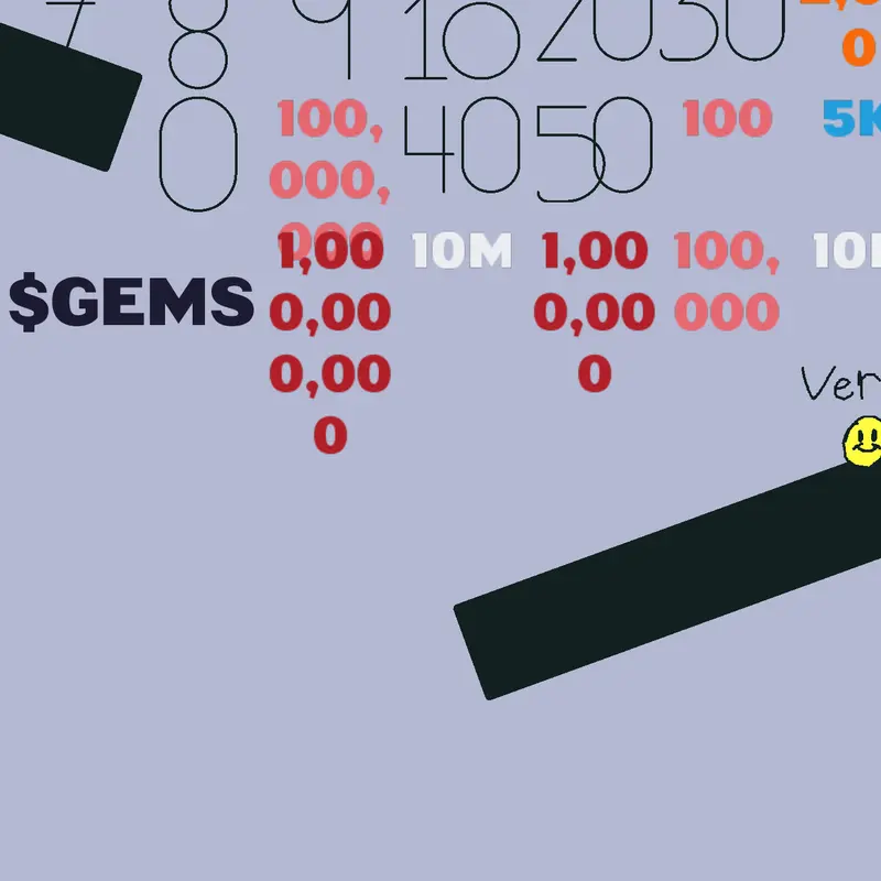 Numberblocks Put Your Gems Up! by @DanielleParker