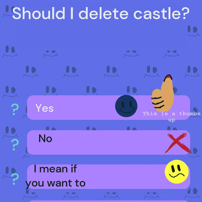 Should I delete castle? by @happyMilenaAvanesy