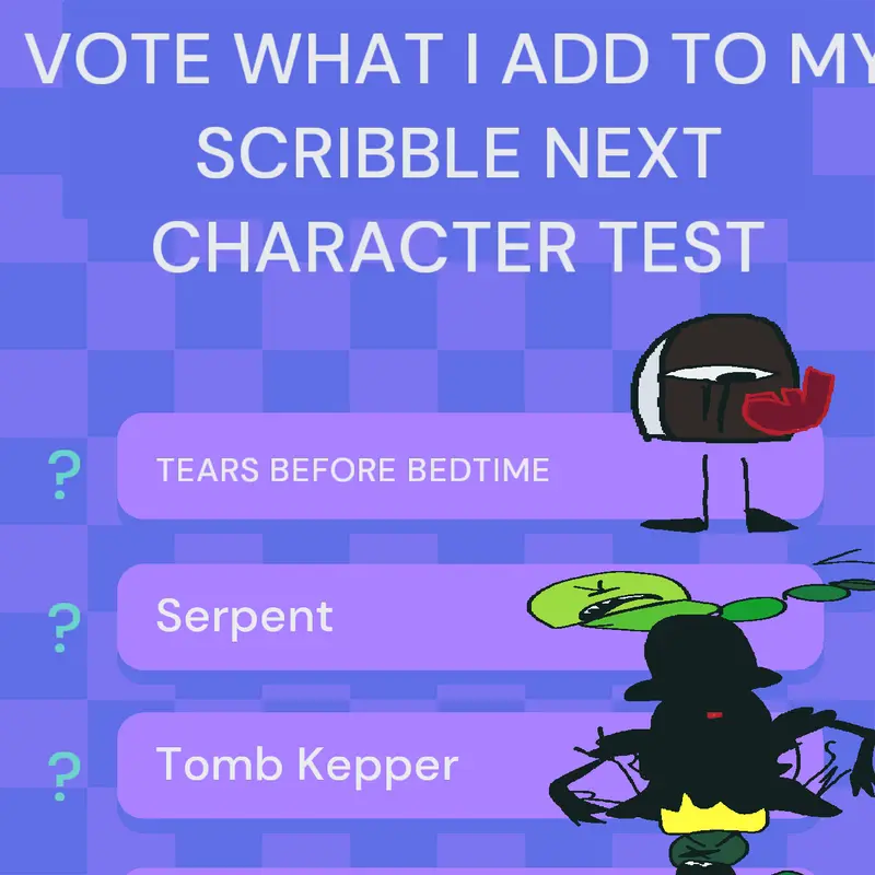 SCRIBBLE CHARACTER NEWS VOTES (○) by @Winner2016guy