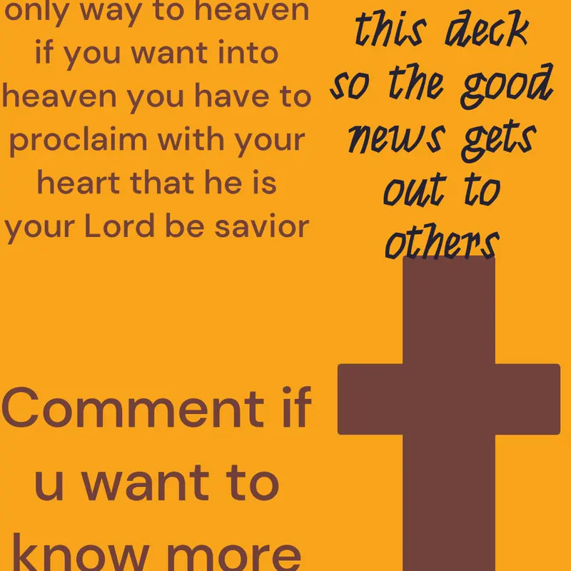 Jesus is the only way to heaven by @Slick01