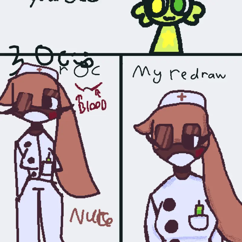 Your oc in my style by @Alena_DaAlien