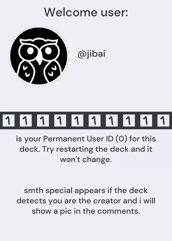 user id test by @jibai