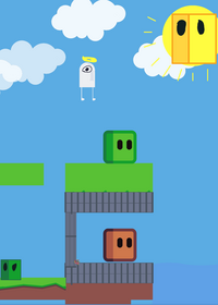 Save Green cube