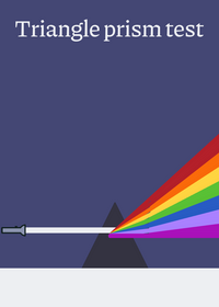 Triangle prism test