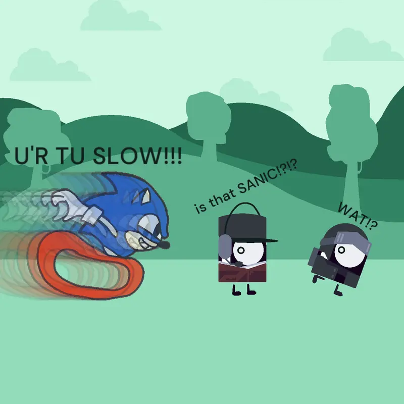 Corra do sonic by @ultra_sonico123