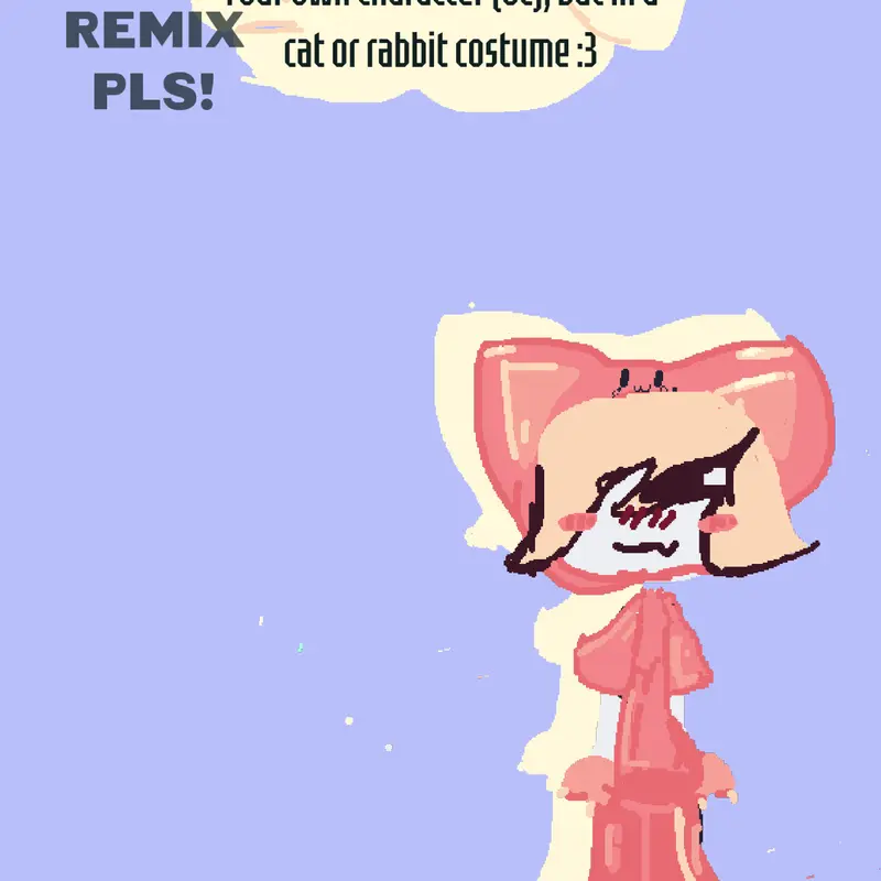 Cat and rabbit!! by @iminyourwallspookieboo