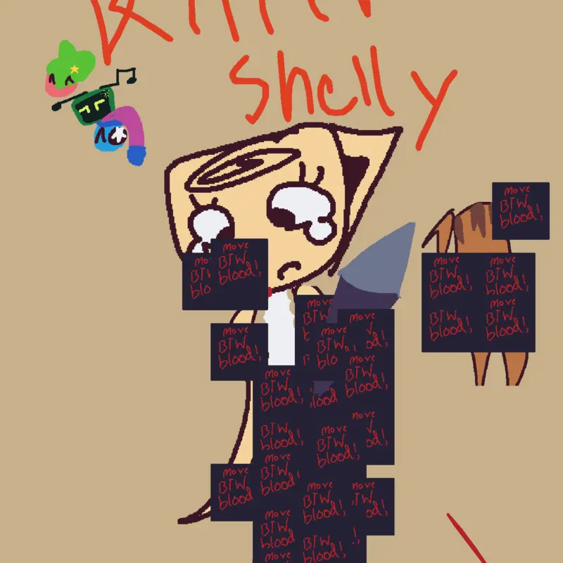 K1ll3r sh3lly (bl00d n0t sc3ry) by @cutiepiee1401