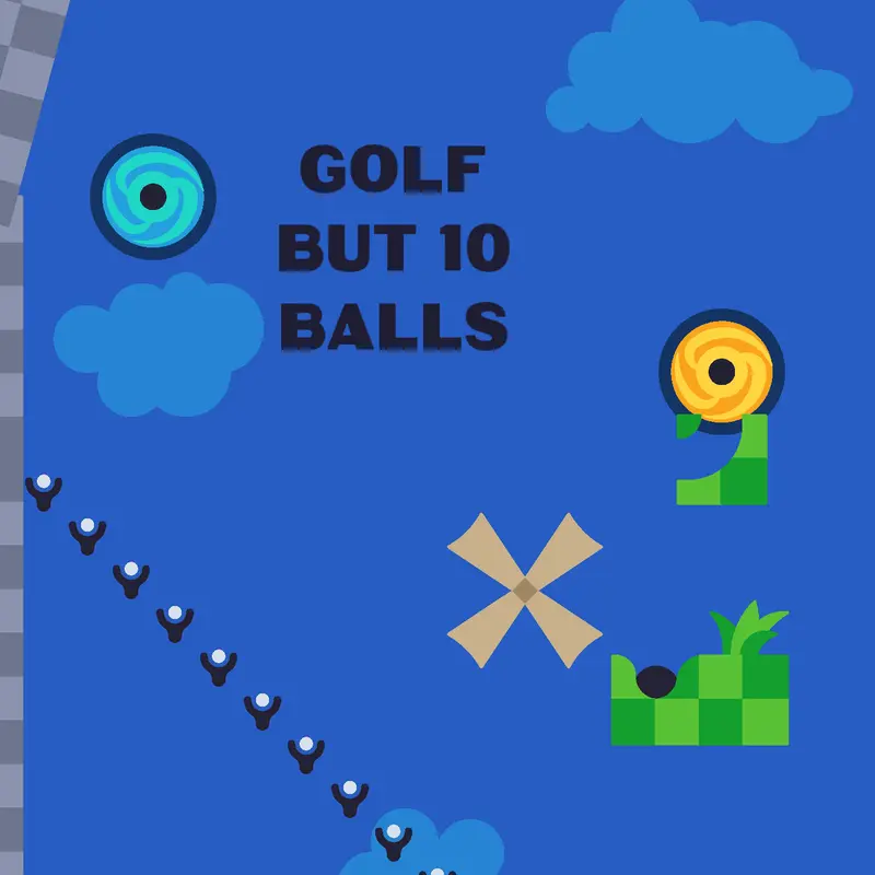 GOLF BUT 10 BALLS by @Edgar4