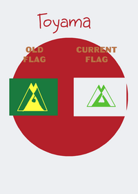 Flag band: Japanese prefectures old flag vs...