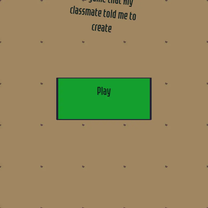 Game by @just_a_wither