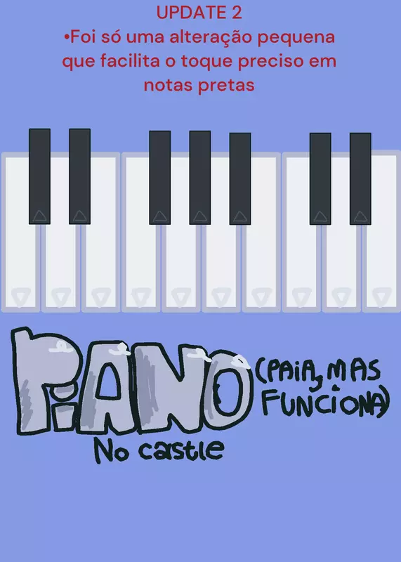UM PIANO NO CASTLE! (ruim, mas é piano) by @pr_yey