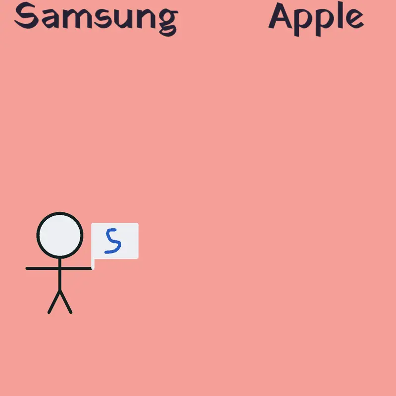 Samsung VS Apple by @Mateo66