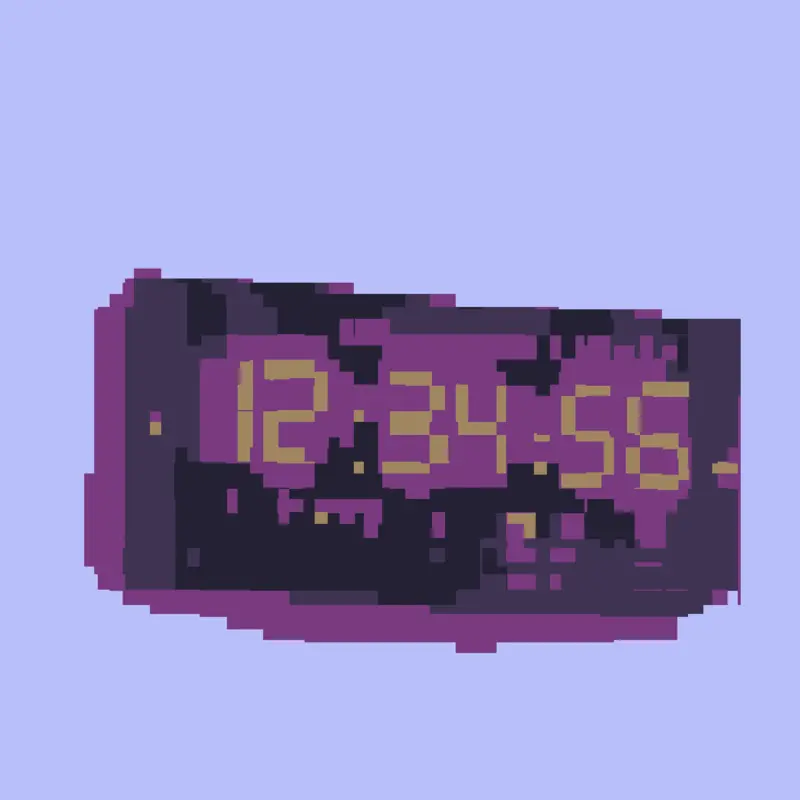 low quality clock by @Dapizer