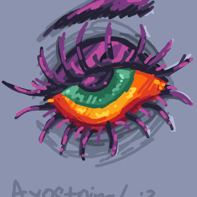 random eye drawing lol by @Axostring