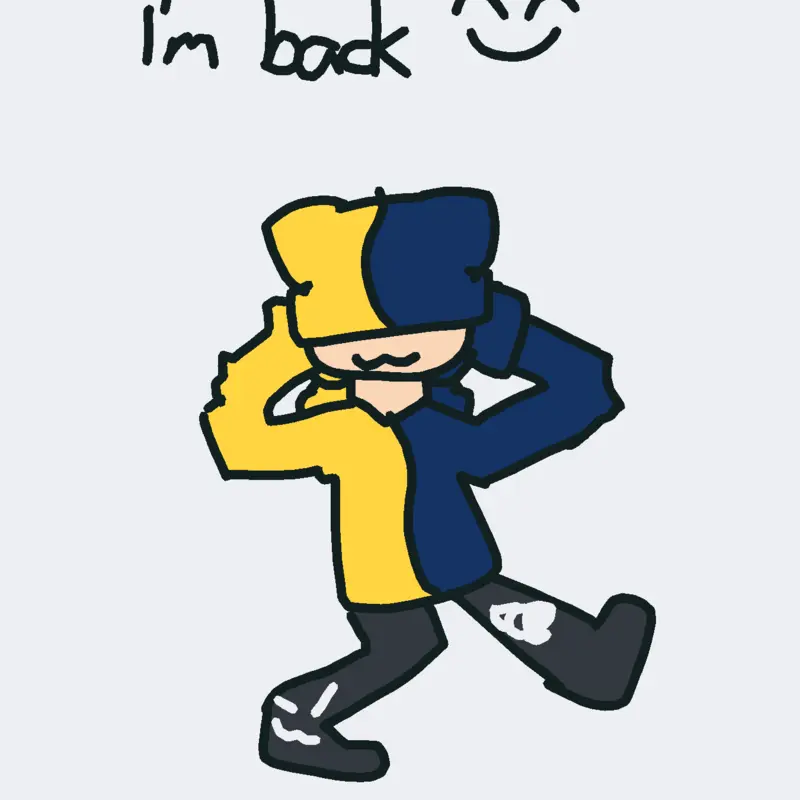 I am back:) by @whybeezies_