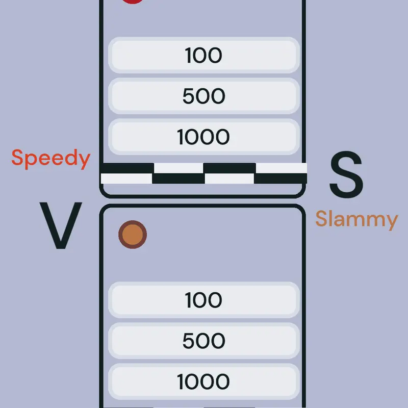Speedy Vs Slammy by @SeaForeverArchitect