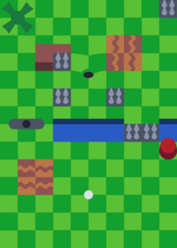 Crazy golf .