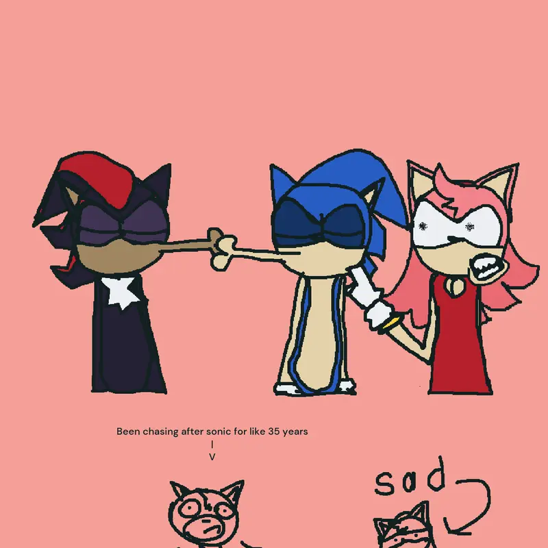 I don’t ship sonadow it’s just fun by @Bill_Cipher_gravityfalls