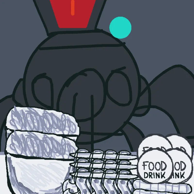 Omnidroid v.x10 mukbang by @OmnidroidV9and2005Tripod