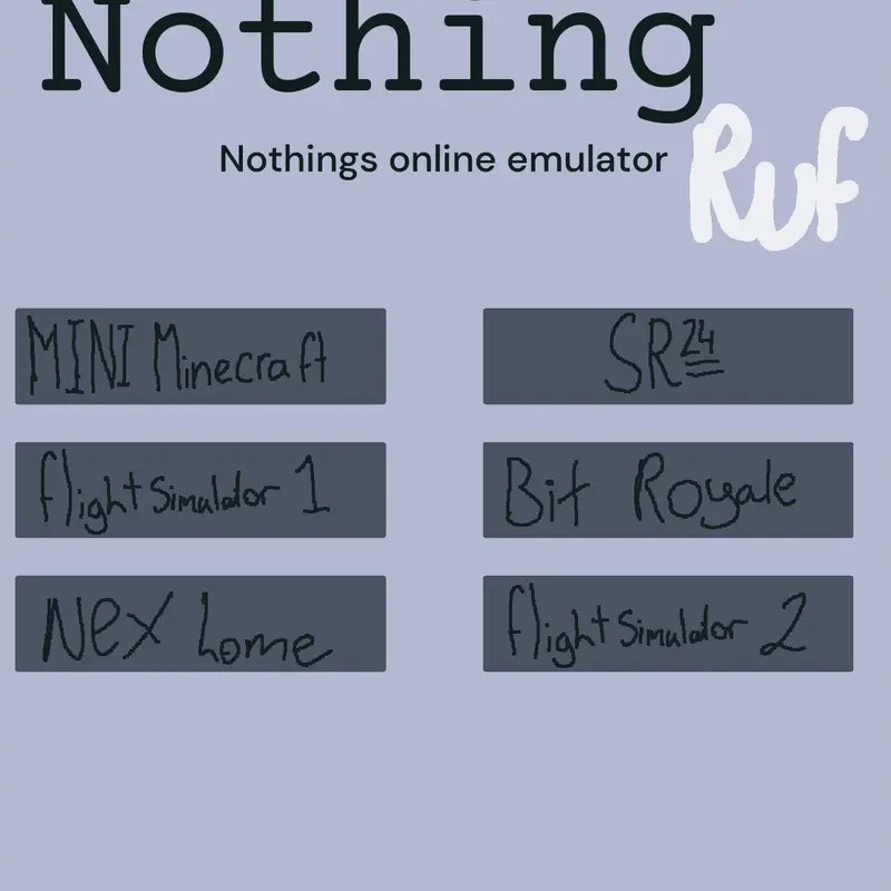 Game by @NothingGamesStudio