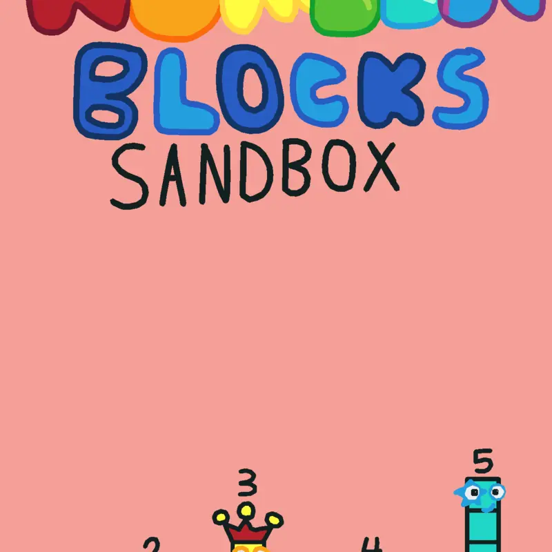 Numberblocks Sandbox 1 to 5 by @Infinaughty