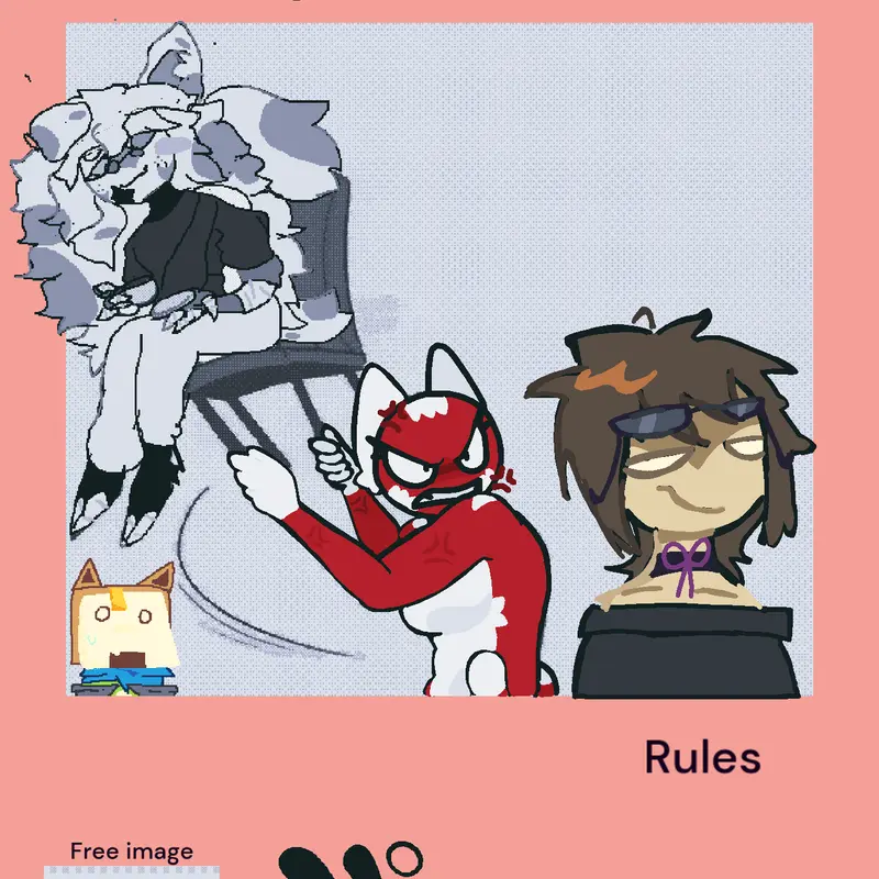 Oc from 4saken Warning not a furry a dog by @YourLocalRemixerTimey