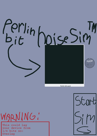 Smooth Perlin noise simulation