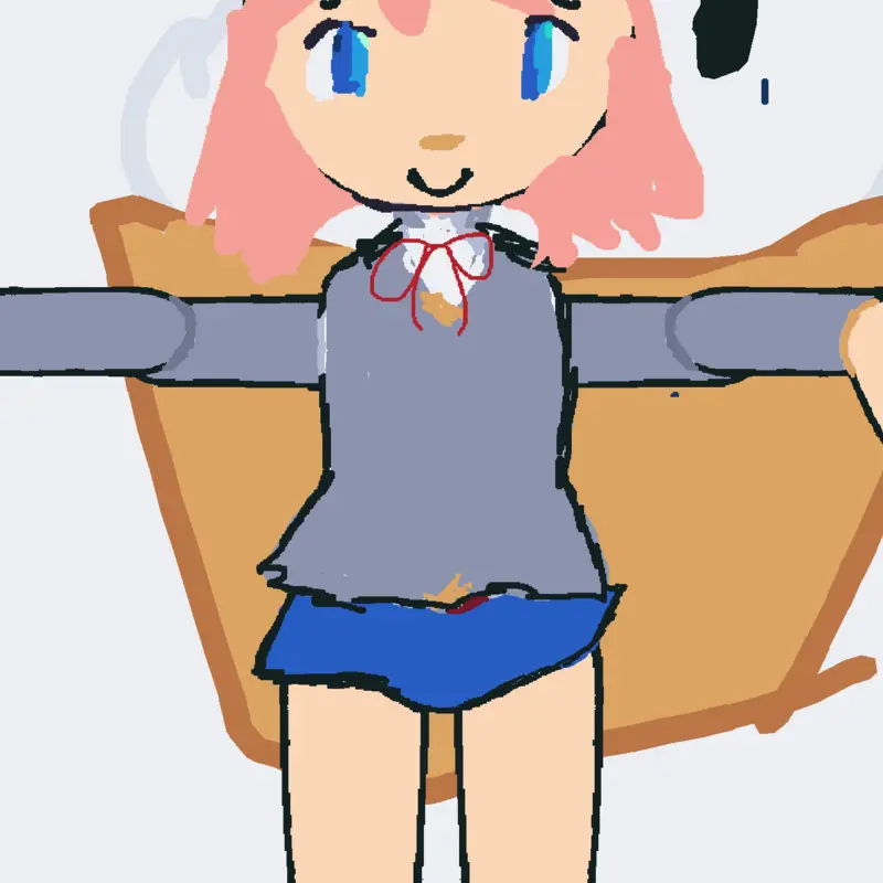 Sayori!! by @ChocoUwU