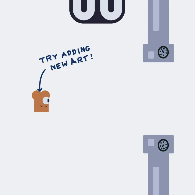Flappy Bread by @Minecraftfann