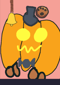 Feed pumpkin dog
