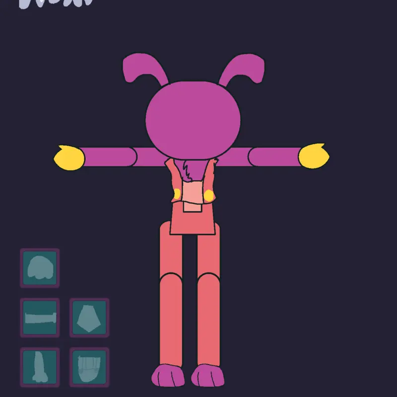Digital Circus Persons by @washito