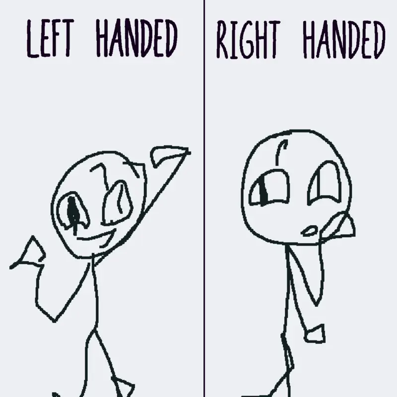 #drawing  #lefthanded  #righthanded by @Flower_back