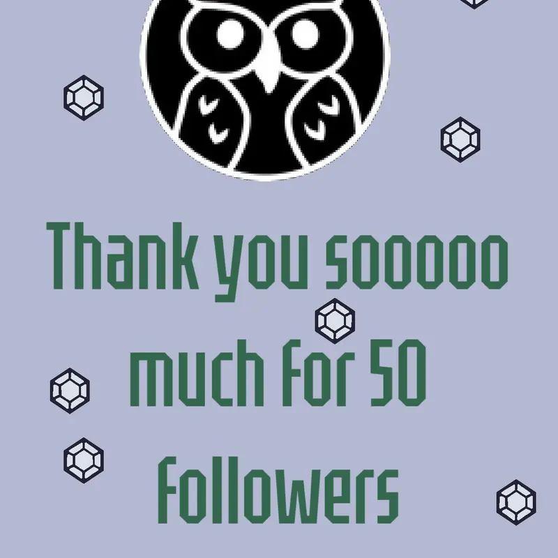 50 followers by @hockeygirl13